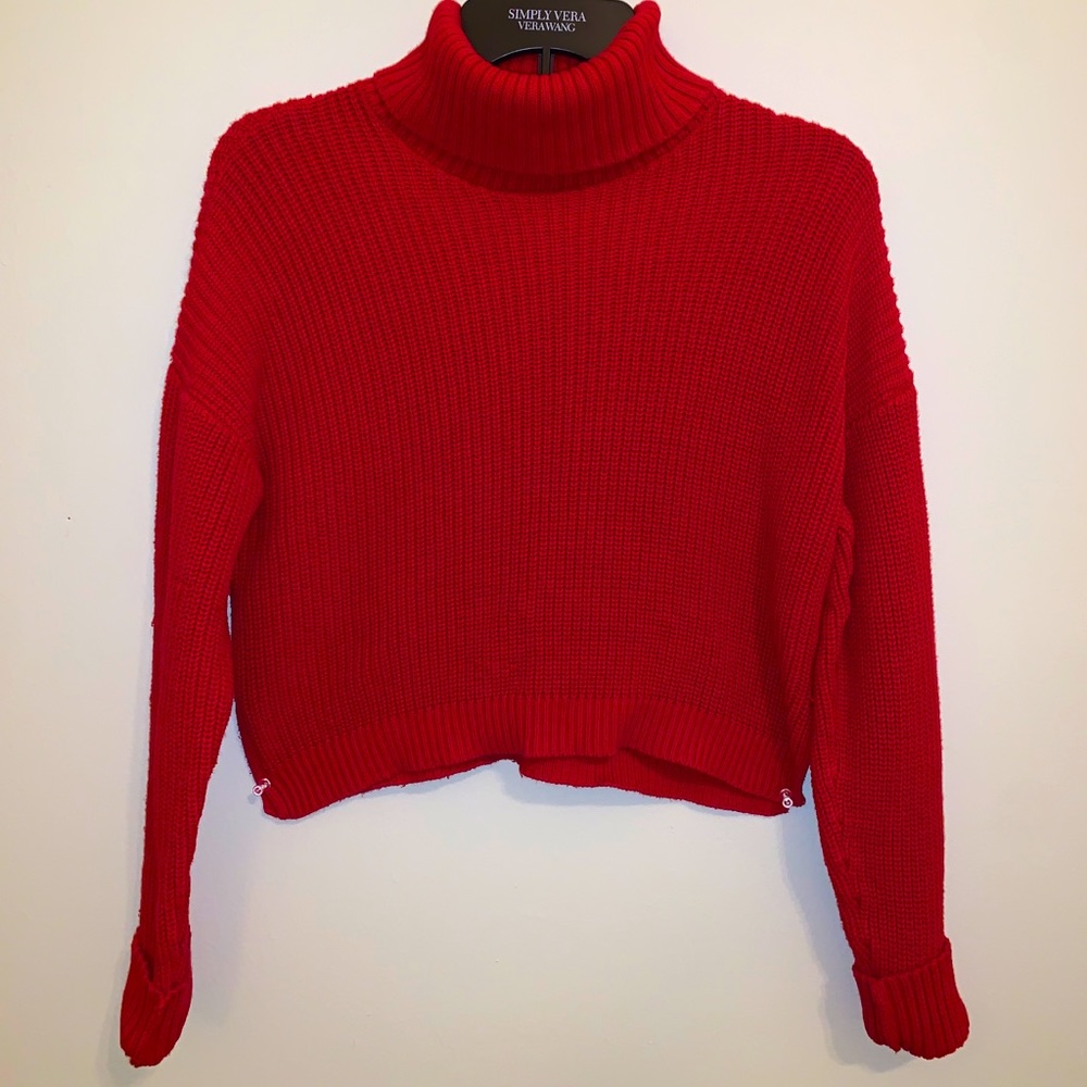 Cropped Forever 21 Turtle Neck
